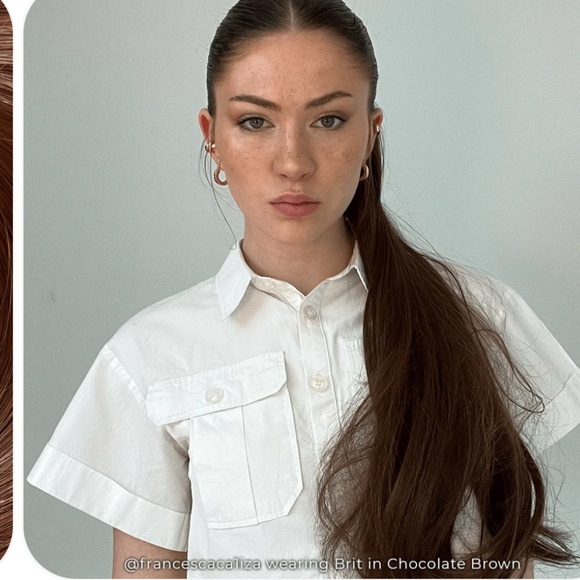 NWT Insert Name Here Brit Ponytail Extension 26” Chocolate brown - Picture 1 of 8